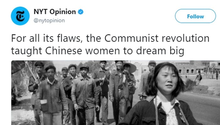 new york times mao china