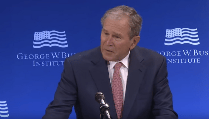 george bush attack trump