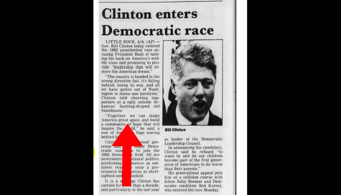 bill clinton campaign