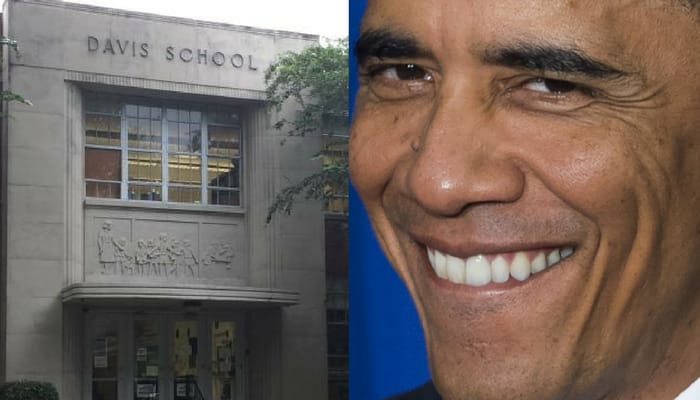 jefferson davis school obama