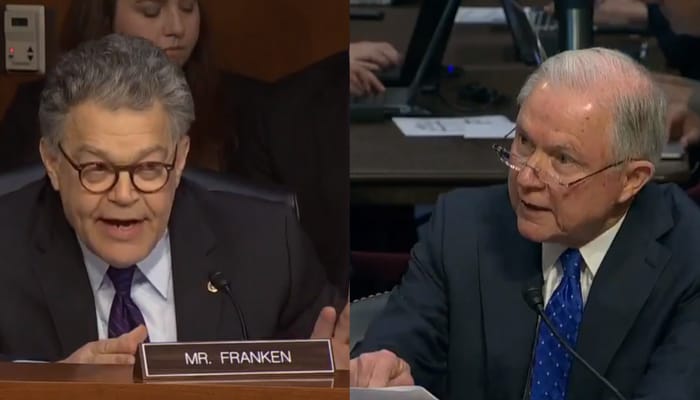 Jeff sessions al franken