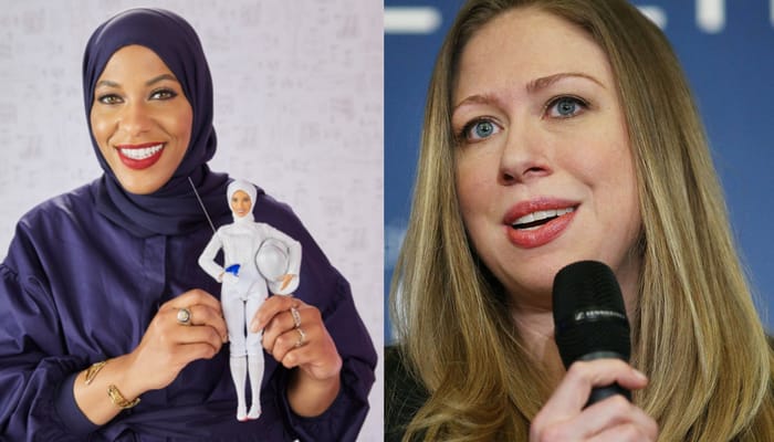 chelsea clinton hijab barbie