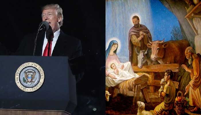 trump christmas jesus