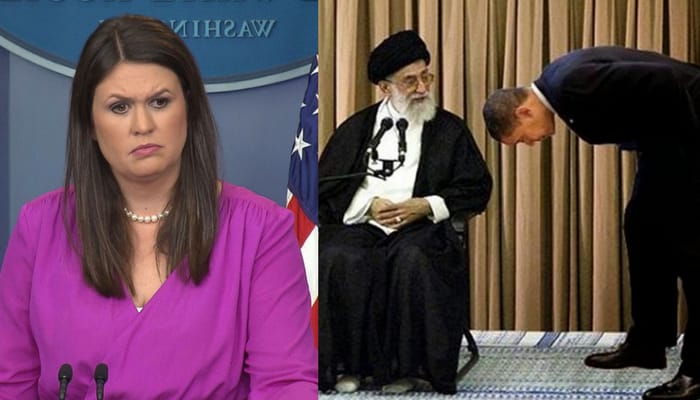 huckabee sanders obama iran