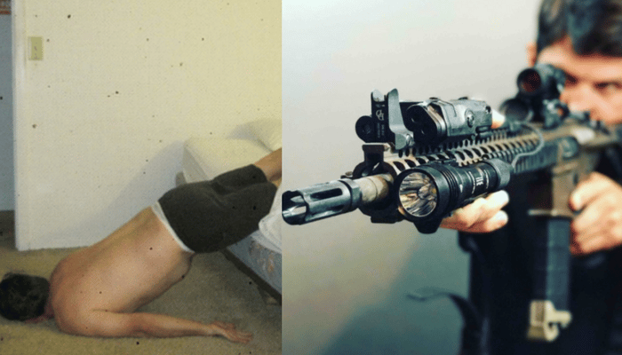 ar 15 death falling bed