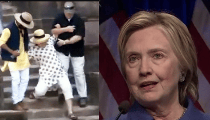 hillary clinton fall india