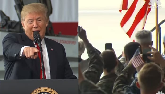 marines react trump hillary