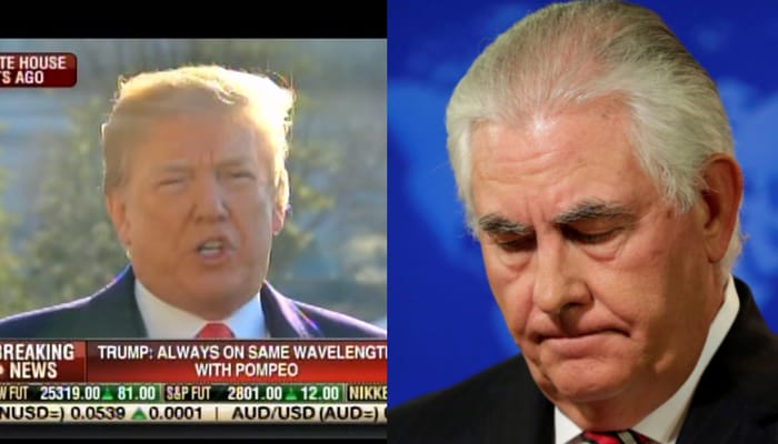 trump fires tillerson iran
