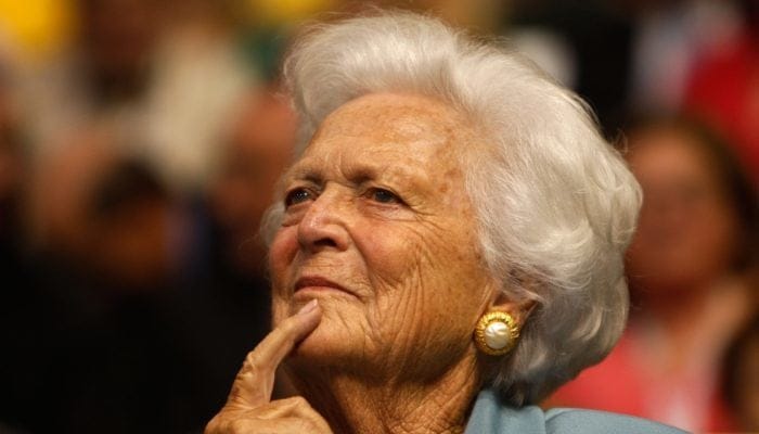 liberal tweets barbara bush