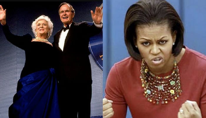 barbara bush faux pearls