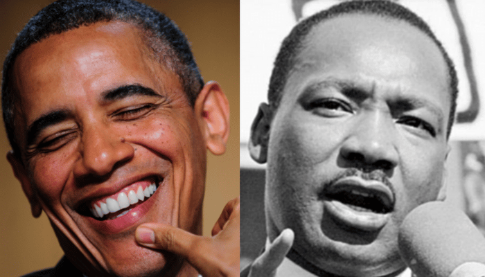 MLK Obama