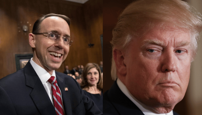rosenstein trump mueller probe