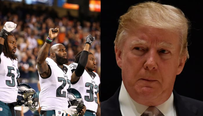 eagles fans trump
