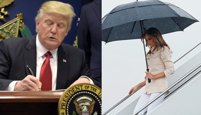 melania trump texas