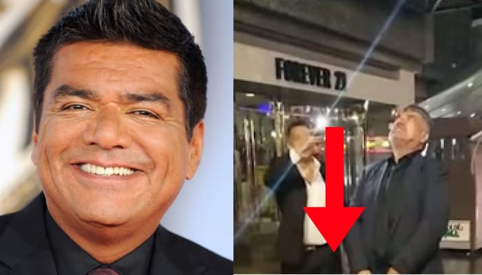 george lopez pees trump star