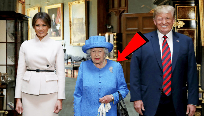 queen obama brooch