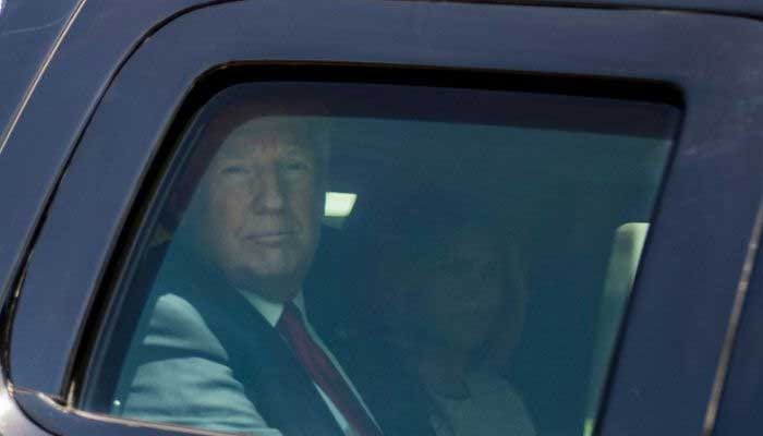 trump stops motorcade to thank firemen