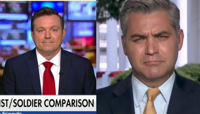 journalists compare soldiers