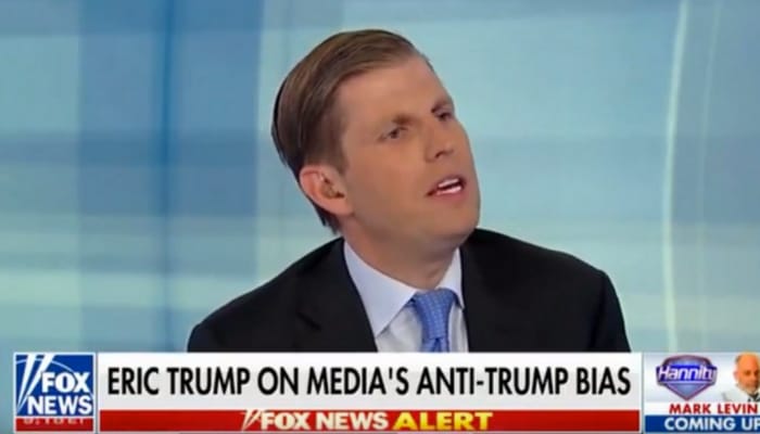 eric trump white powder
