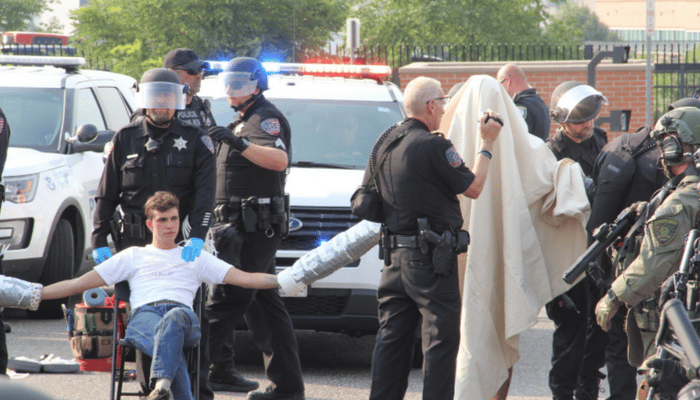 ice protest colorado