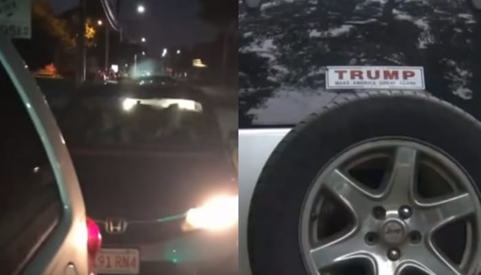 attack trump bumper sticker