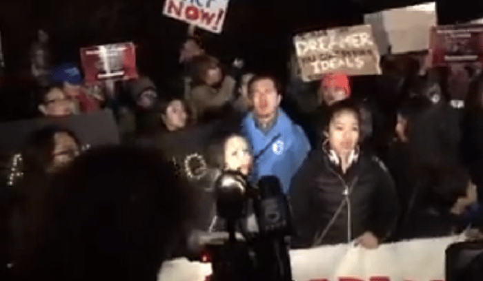 schumer daca protest