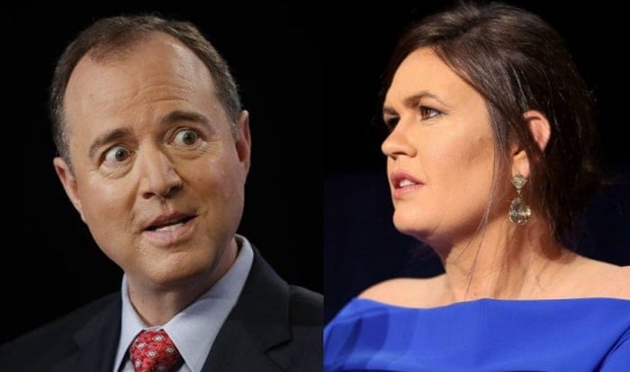 Sarah Sanders Adam Schiff