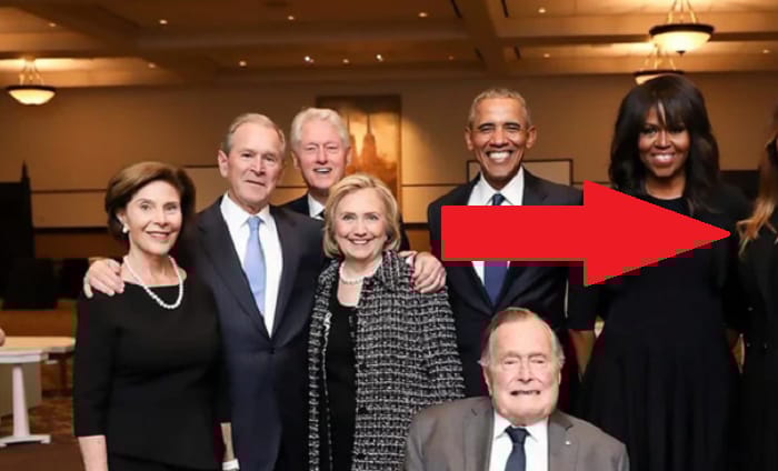 Melania Trump Bush funeral
