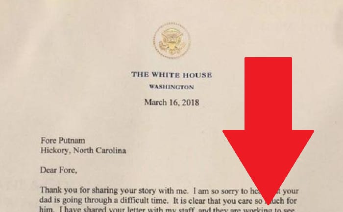 trump letter