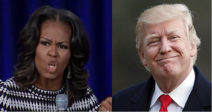 Michelle Obama Trump mediocre