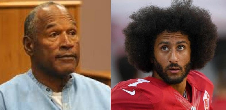 oj simpson colin kaepernick