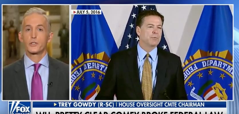 trey gowdy james comey
