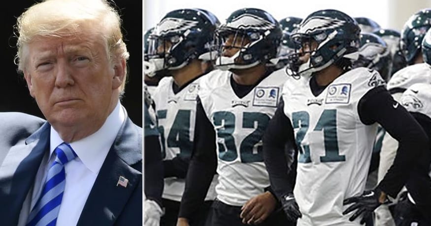 trump philadelphia eagles