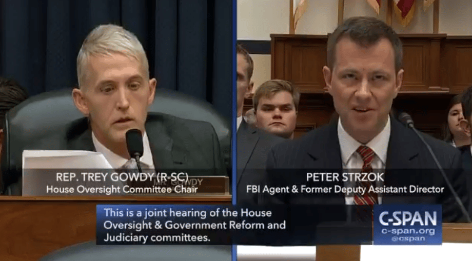 Trey Gowdy Peter Strzok
