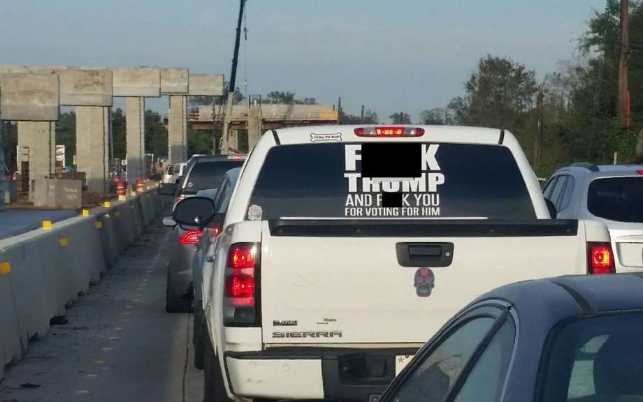 anti-trump truck