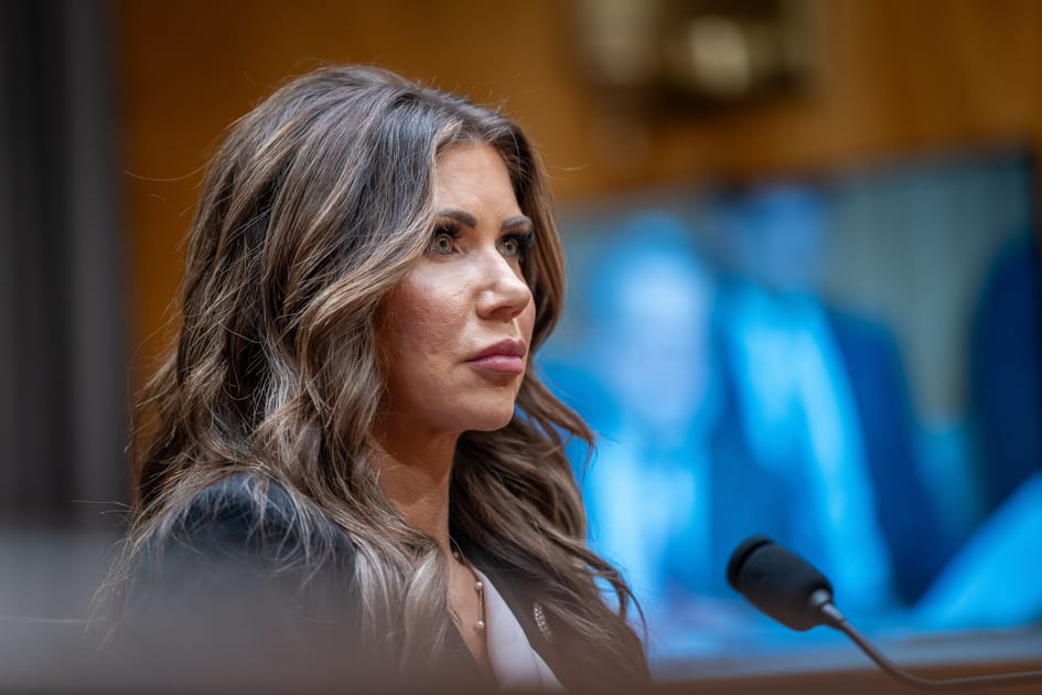Democratic Sen. Alex Padilla Interrupts Noem’s Press Conference, Forcibly Removed