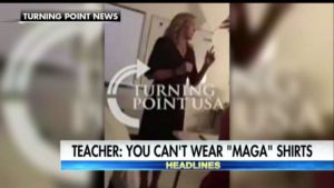teacher trump shirt swastika