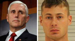national guardsman mike pence threatened