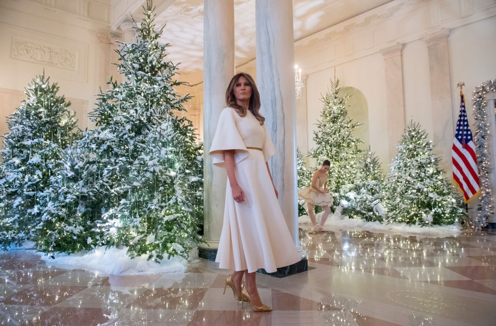 Young Boy Tells Melania Trump She Looks 'Like An Angel' At White House