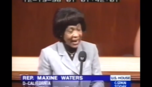 maxine waters clinton impeachment
