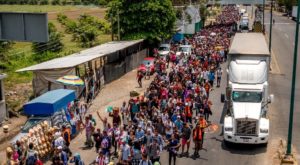 caravan of immigrants