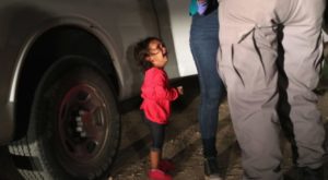 Trump crying immigrant girl fake