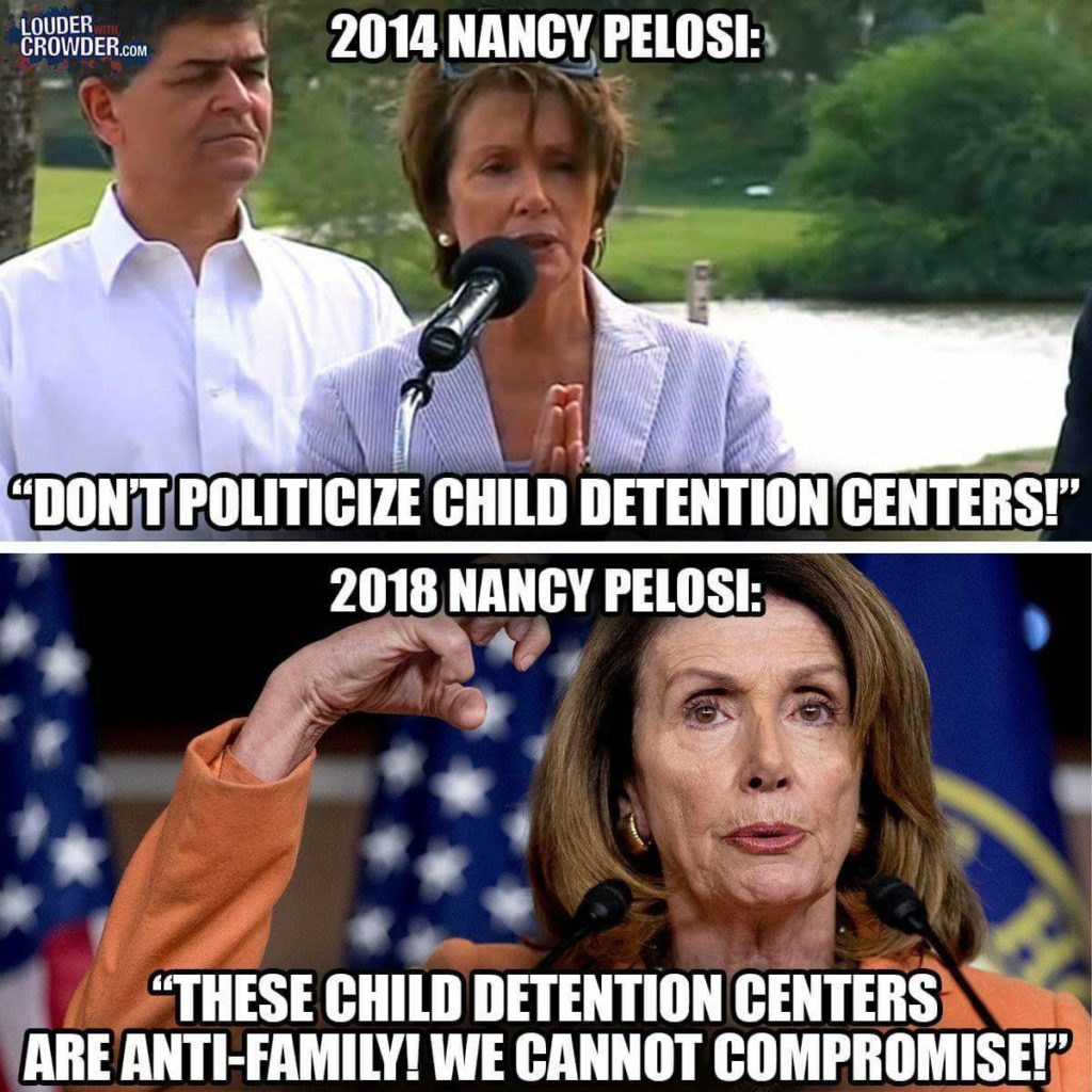 Nancy Pelosi child detention centers