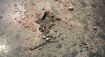 trump hollywood star vandalized