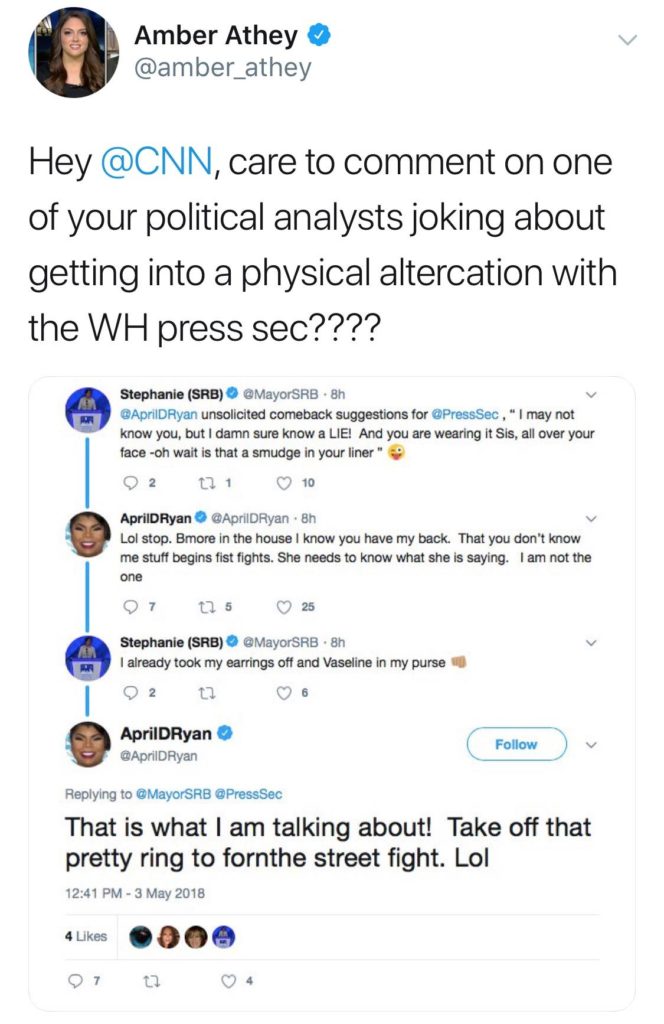 April Ryan bodyguard
