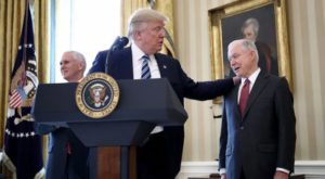 trump lobby fire sessions