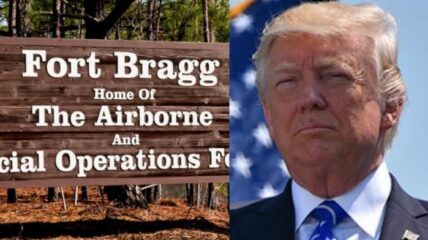 Trump Fort Bragg