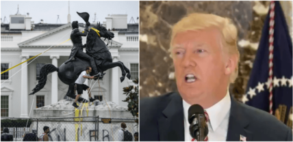Trump Andrew Jackson Statue