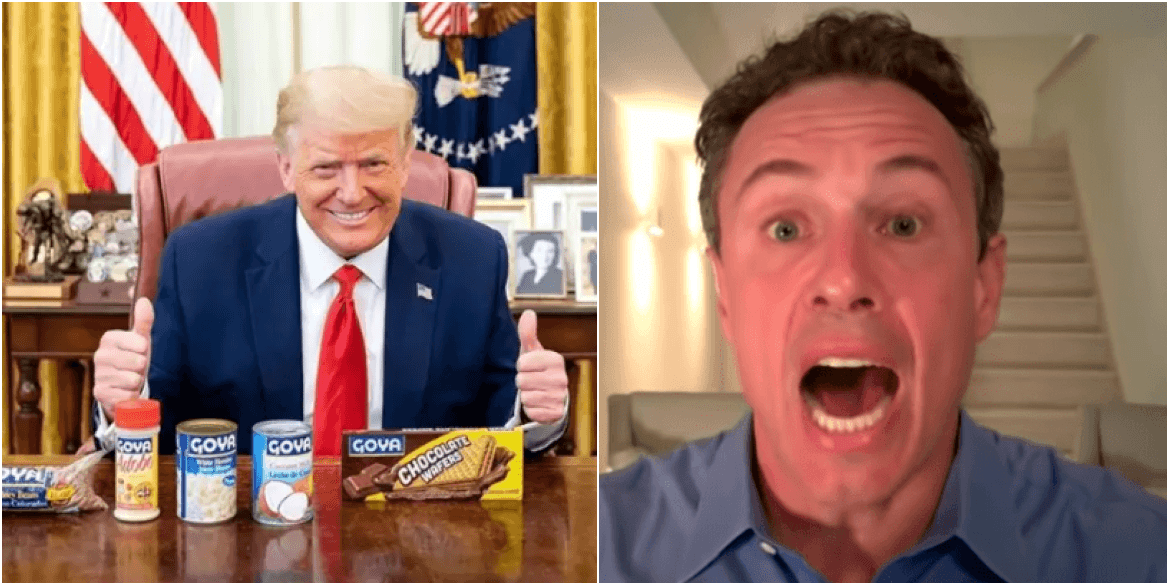 Chris Cuomo, Who Joked With His Brother While Thousands Died In NY, Has On-Air Meltdown Over Trump's Goya Photo