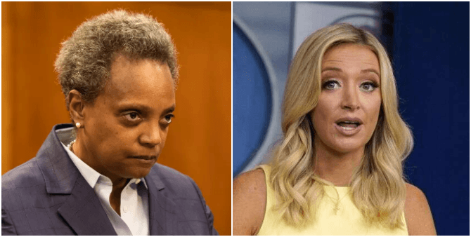 Chicago Mayor Lori Lightfoot Tells Kayleigh McEnany She Better Watch Her Mouth